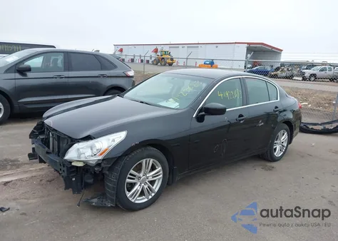 2011 Infiniti G37X z USA, uszkodzony, nr VIN JN1CV6AR2BM406455